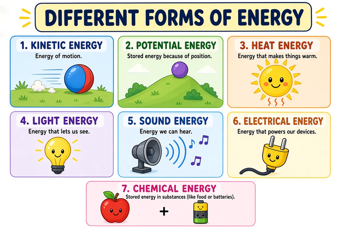 Berbagai bentuk energi